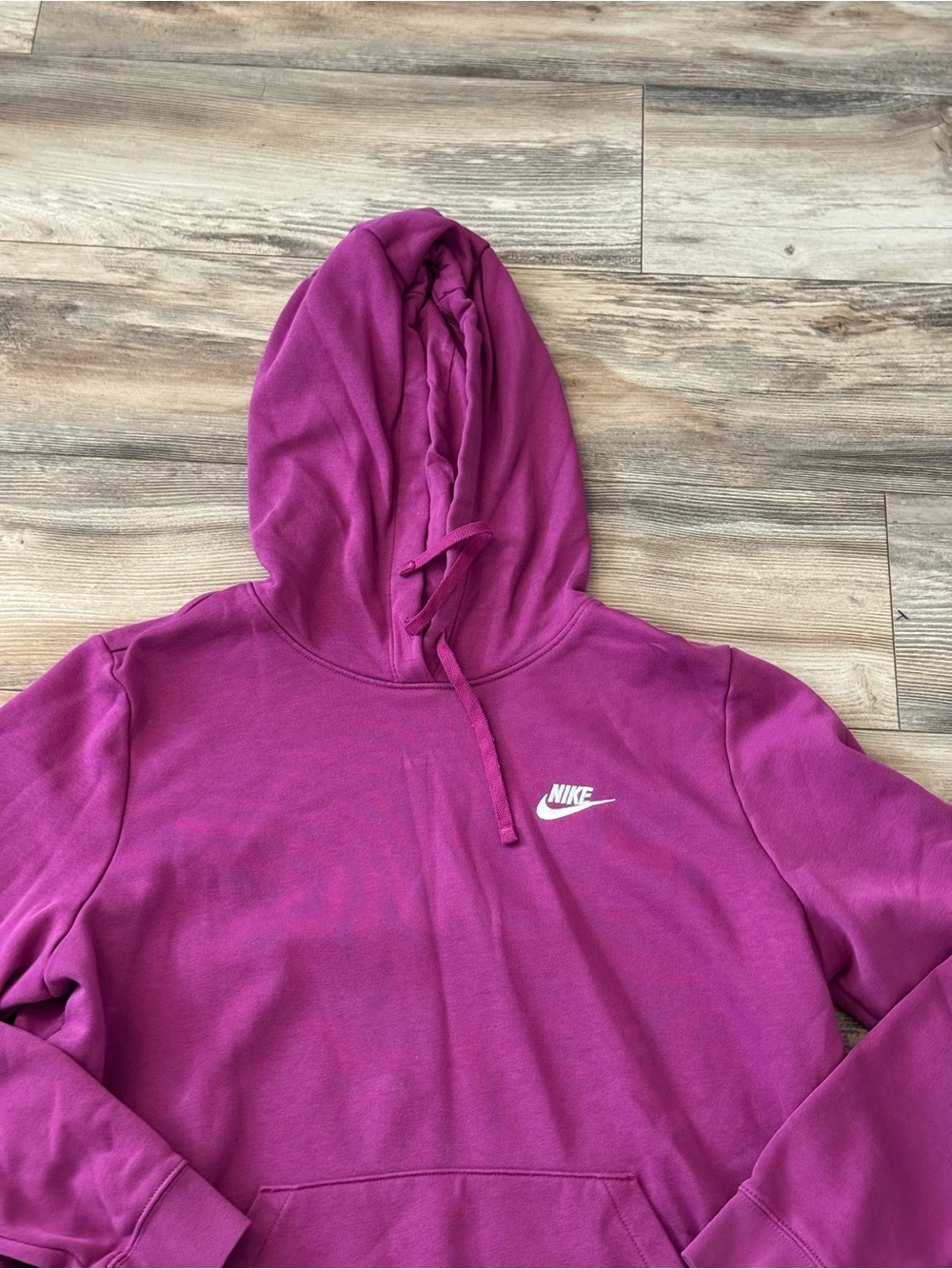 Nike Sportswear Club Fleece hoodie in a viotech purple color XL